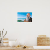 Heiliger Raimund von Peñafort: Glaube auf den Well Poster (Küche)