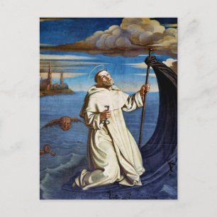 Heiliger Raimund von Penyafort Premium Barockstil Postkarte