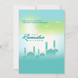 Heiliger Ramadan Kareem-Grußkarte Feiertagskarte