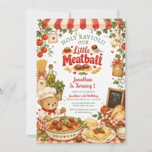 Heiliger Ravioli Kleiner Fleischbällchen Italienis Einladung