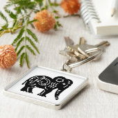 Heiliger Riese (Schwarzer) Schlüsselanhänger (Seite)