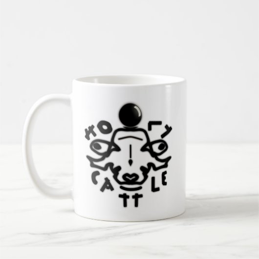 Heiliger Rind Kaffeetasse (Links)