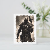 Heiliger Ritterorden Templar Feiertagspostkarte (Stehend Vorderseite)