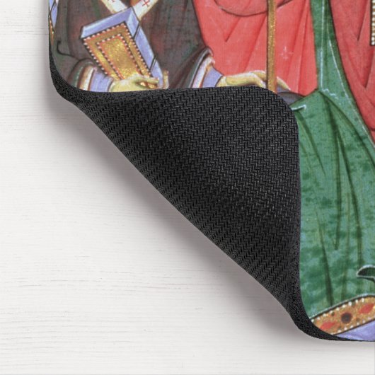 Heiliger römischer Kaiser Otto Frau-Cim.4453 f.42r Mousepad (Ecke)