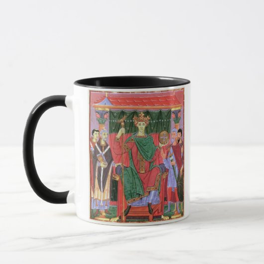 Heiliger römischer Kaiser Otto Frau-Cim.4453 f.42r Tasse (Links)