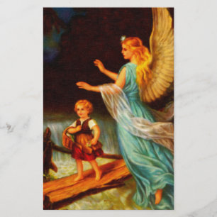 Heiliger Schutzengel - Guardian Angel 11 Öl