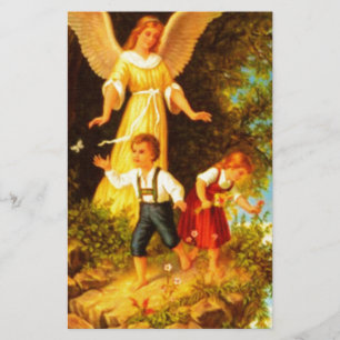 Heiliger Schutzengel - Guardian Angel 8 Öl