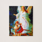 Heiliger Schutzengel Schutzengel und Kinder Puzzle (Vertikal)