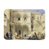 Heiliger Sepulcher in Jerusalem (Farbe litho) Magnet (Horizontal)