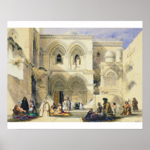 Heiliger Sepulchre, in Jerusalem (Farbelitho) Poster