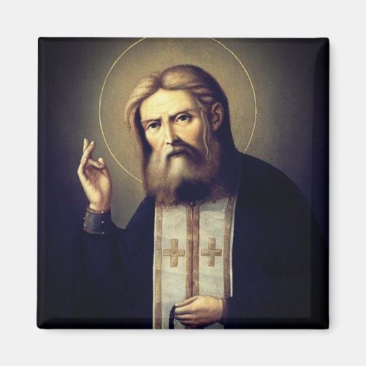 Heiliger Seraphim von Sarov Magnet (Vorne)