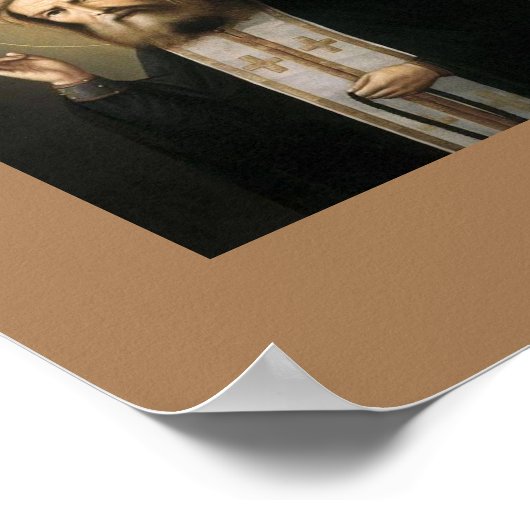 Heiliger Seraphim von Sarov Poster (Ecke)