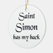 Heiliger Simon Kaffeetasse Keramik Ornament (Links)