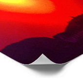 Heiliger Sonnenuntergang Poster (Ecke)