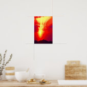 Heiliger Sonnenuntergang Poster (Küche)