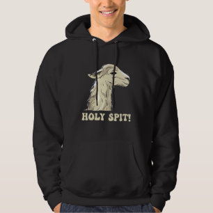 Heiliger Spit-Zitat für einen Lama Hoodie