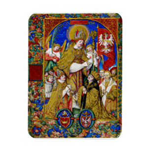 Heiliger Stanislaus Bischof und Märtyrer Fine Art Magnet