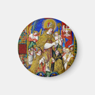 Heiliger Stanislaus Bischof und Märtyrer Fine Art Magnet