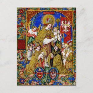 Heiliger Stanislaus Bischof und Märtyrer Fine Art Postkarte