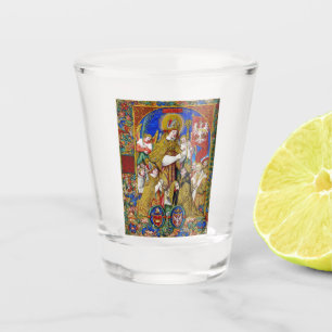 Heiliger Stanislaus Bischof und Märtyrer Fine Art Schnapsglas