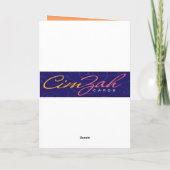 Heiliger Stein! Es ist Halloween! Goldene Retrieve Karte (Rückseite)