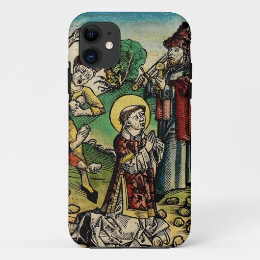 Heiliger Stephanus der Protomärtyrer feine Kunst-I Case-Mate iPhone Hülle (Rückseite)