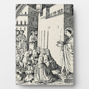 Heiliger Stephanus der Protomärtyrer feine Kunst-I Fotoplatte