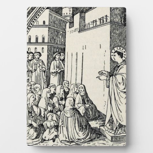 Heiliger Stephanus der Protomärtyrer feine Kunst-I Fotoplatte (Vorderseite)