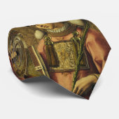 Heiliger Stephanus der Protomärtyrer Feine Kunst I Krawatte (Gerollt)