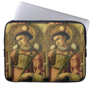 Heiliger Stephanus der Protomärtyrer Feine Kunst-I Laptopschutzhülle