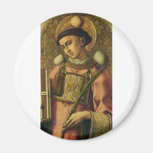 Heiliger Stephanus der Protomärtyrer Feine Kunst I Magnet