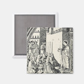 Heiliger Stephanus der Protomärtyrer Feine Kunst-I Magnet (Vorderseite/Rückseite)