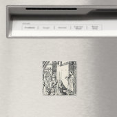 Heiliger Stephanus der Protomärtyrer Feine Kunst-I Magnet (In Situ (Geschirrspüler))