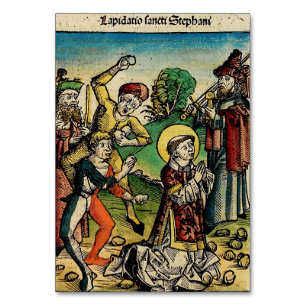 Heiliger Stephanus der Protomärtyrer Feine Kunst I Tischnummer