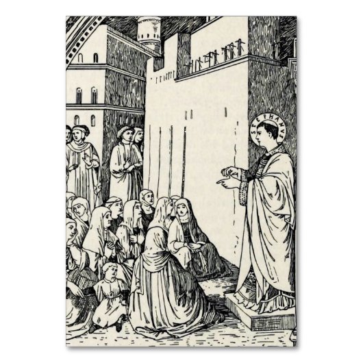 Heiliger Stephanus der Protomärtyrer Feine Kunst I Tischnummer (Vorderseite)