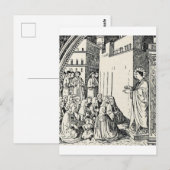 Heiliger Stephanus der Protomärtyrer, feine Kunst- Postkarte (Vorne/Hinten)