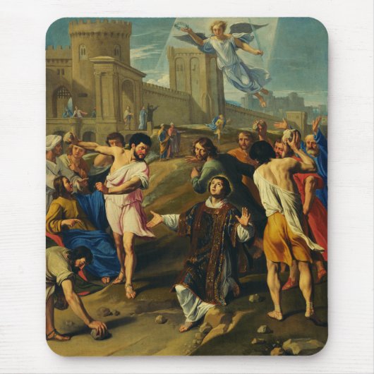 Heiliger Stephanus der Protomärtyrer Kunst Ikonogr Mousepad (Vorne)