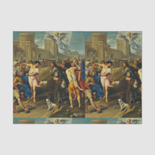Heiliger Stephanus der Protomärtyrer Kunst Ikonogr Seidenpapier