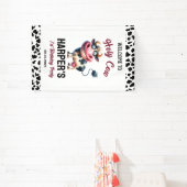 Heiliger Strohsack! 1. Geburtstag | Bauernhof-Tier Banner (InSitu)