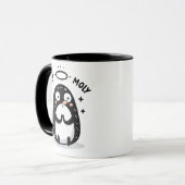 Heiliger Strohsack Süße betende Maulwurf-Tasse – L Tasse (Vorderseite Links)