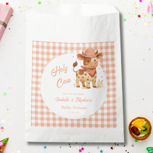 Heiliger Strohsack, wir bekommen ein Baby Rustikal Geschenktütchen