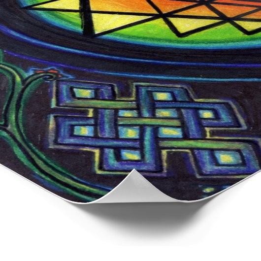 Heiliger Symbolismus Poster (Ecke)