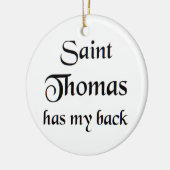 Heiliger Thomas Kaffeetasse Keramik Ornament (Links)