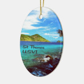 Heiliger Thomas-Korallen-Welt Keramik Ornament (Links)