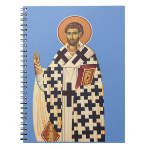 Heiliger Timotheus von Ephesus Traditionelle ortho Notizblock