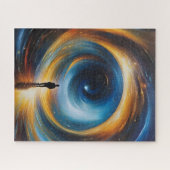 Heiliger unbekannter Mensch in den Vortex Puzzle (Horizontal)