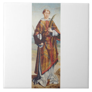 Heiliger Vinzenz von Saragossa Märtyrer Fine Art Fliese