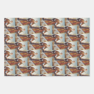 Heiliger Vinzenz von Saragossa Märtyrer Fine Art Geschenkpapier Set