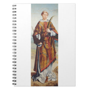 Heiliger Vinzenz von Saragossa Märtyrer Fine Art Notizblock