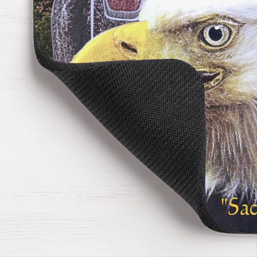 Heiliger Voice Bald Adler & Totem Pole Maus Pad Mousepad (Ecke)